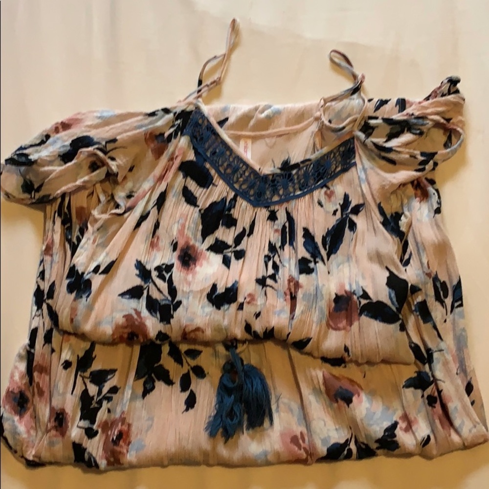 Pink Floral Summer Dress